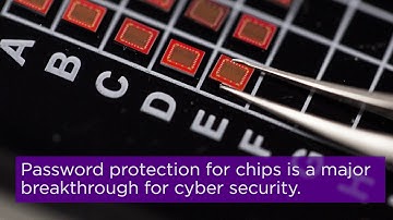 Short video on first logic-locked chip