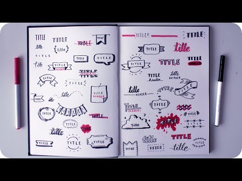 50 Cute Ways to Write a Title - YouTube