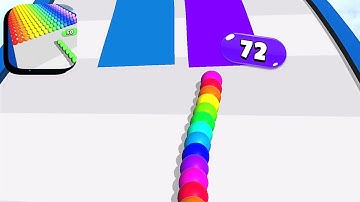 Snake Color ​- All Levels Gameplay Android,ios (Levels 394-397)