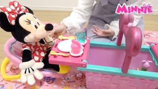 ミニーマウス お料理セット ピクニックバスケット / Minnie Mouse Cooking Toys Playset