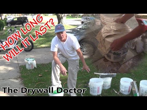 How to Save Drywall Mud for as Long as Possible - Viewer Request