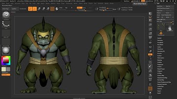 Tutorial ZBrush 3D  Sculpting Reptilian Thundercats PART 20