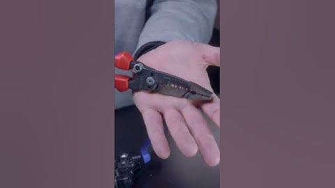 Did You Know That Knipex Made The Best Wire Stripper?  #toolbox #electricianstools #tools