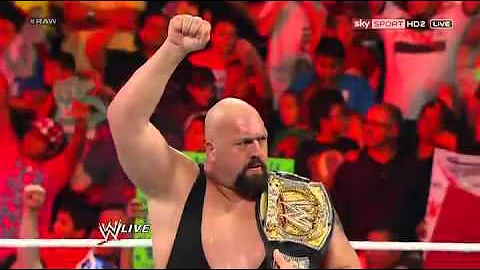 Big Show knocks-out CM Punk & John Cena - WWE RAW 08/6/12 - (HQ)