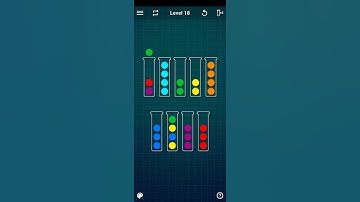 Ball Sort Puzzle - Color Sorting Games Level 18 Walkthrough Solution Android/iOS