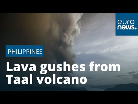 Philippines' Taal volcano erupts, forces thousands to flee