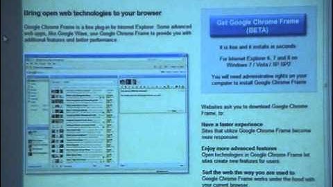 Chrome Frame: HTML5 Sooner