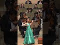 チャイコン1楽章の終わりを👀🎻楽章間は拍手しないのがマナーといいますが、私はむしろ大歓迎です🫶🏻