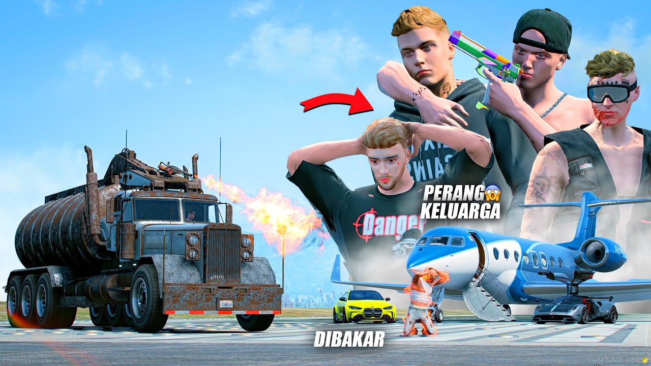 KELUARGA OCONNER BUBAR PERANG BESAR KEI DAN ADIKNYA - GTA 5 ROLEPLAY