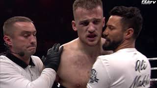 Mihajlo Kecojevic vs Asdren Gashi.Final fight Heavyweight tournament FEA kickboxing 7.12.2019