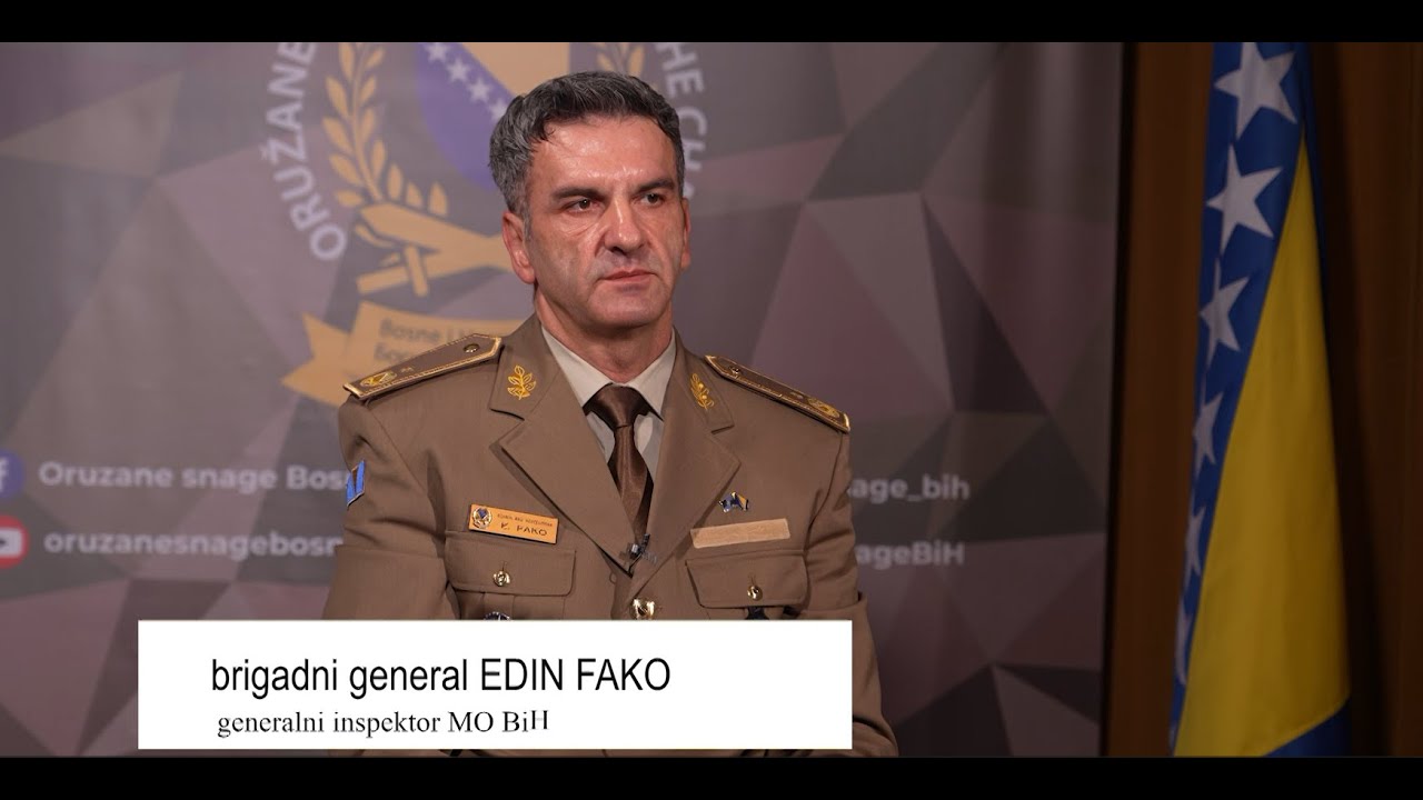 Podcast Postani pripadnik OS BiH - brigadni general Edin Fako