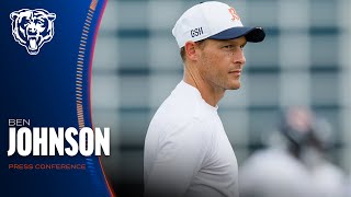 Ben Johnson: 'We're right where we need to be' | Press Conference | Chicago Bears