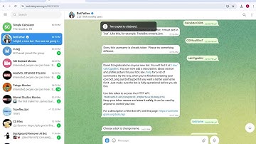 Create Telegram bot using node js