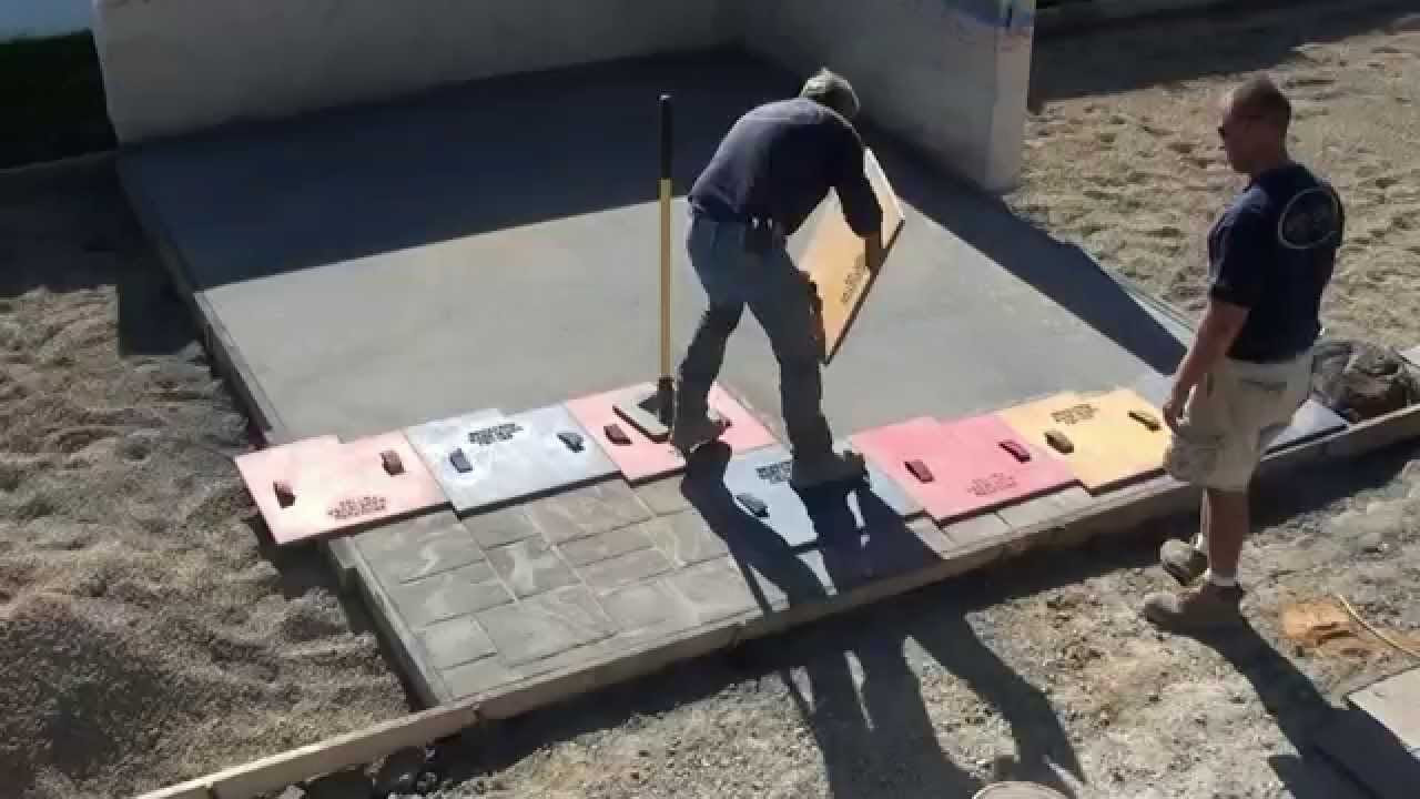 How to Stamp Concrete