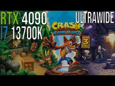 Crash Bandicoot N. Sane Trilogy | RTX 4090 + I7 13700K | Ultra Settings | 2560x1440