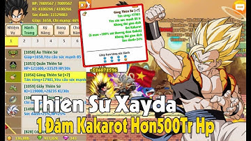 NRO VIP - Thiên Sứ Xayda Sét Kích Hoạt Kakarot 1 Đấm 500tr Máu Càng Quét Boss Trong Game!