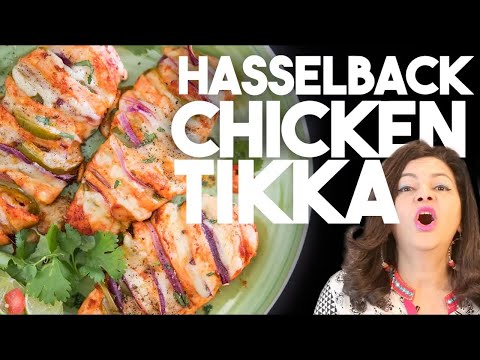 Hasselback CHICKEN TIKKA Healthy Easy Recipe Kravings 
