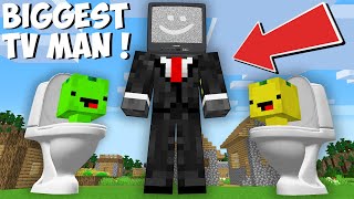 I TURNED into SKIBIDI TOILET VS TV MAN in Minecraft ! SUPER SKIBIDI BATTLE !