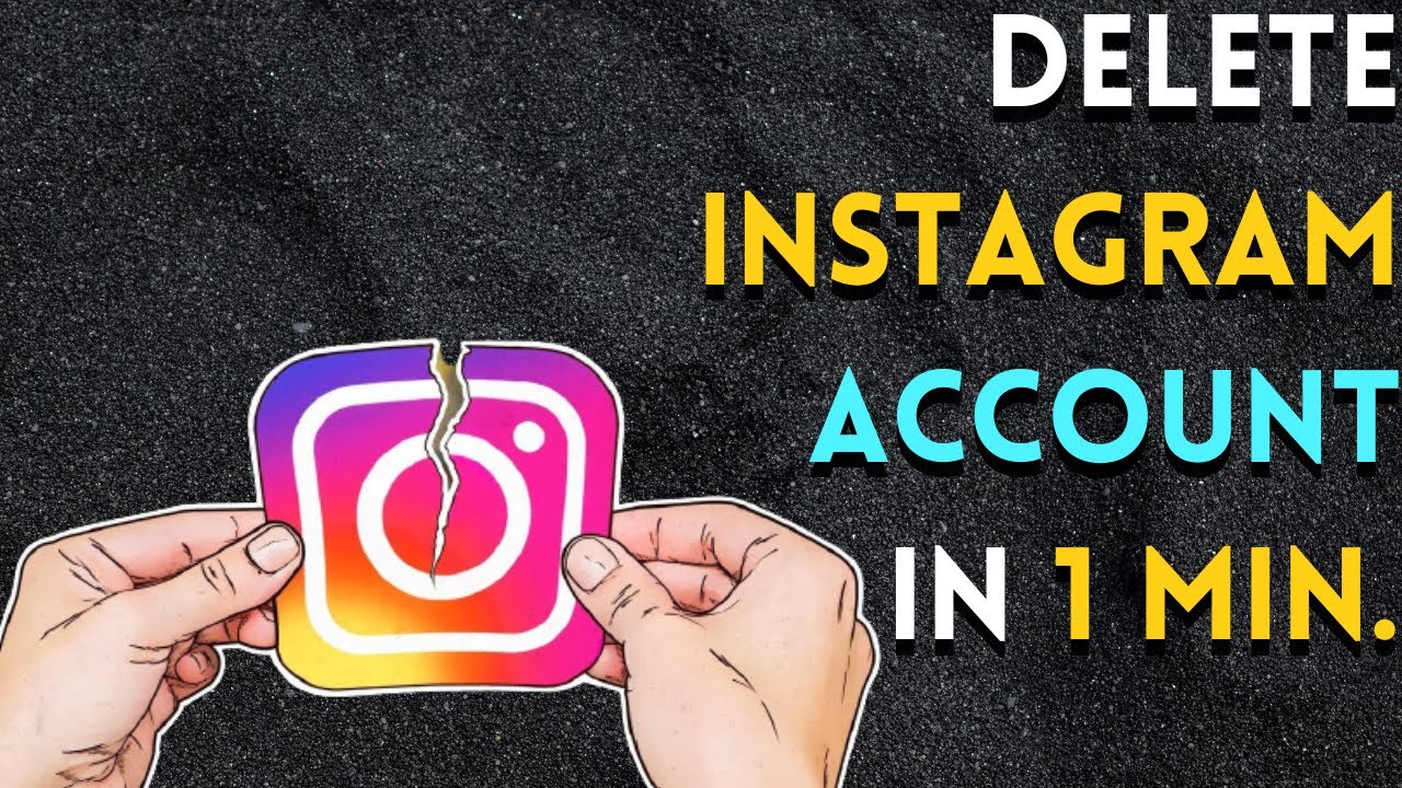 How to delete Instagram account permanently. || Delete instagram