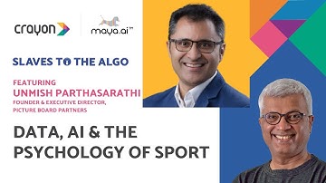 Slaves to the Algo| Unmish Parthasarathi | Data, AI and the Psychology of Sport