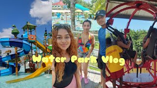Harry's Water Park Vlog|| slides   zoo   rides