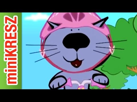 MiniKRESZ - Pedál nélküli bringa - rajzfilmsorozat, filmek gyerekeknek (mese, KRESZ gyerekeknek)