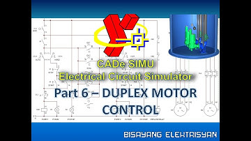 CADE SIMU Electrical Circuit Simulator Part 6 - Duplex Motor Control (Tagalog)