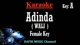 Adinda (Karaoke) Wali Nada Wanita/ Cewek/ Female key A