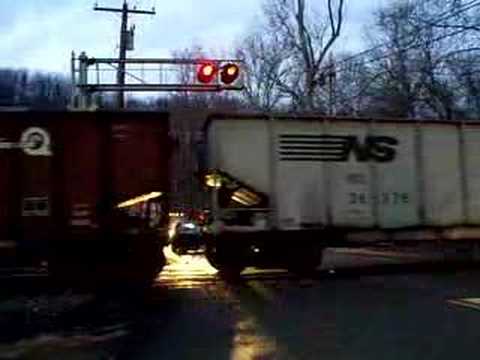 NS empty coal hoppers on the Ellsworth secondary