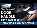 How to Replace Rear Exterior Door Handle 2011-16 Ram 1500