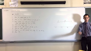 How to Construct Parallel Lines: Demonstration (Step-by-Step)