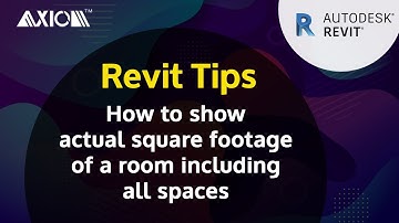 Revit Tip: How to show the actual square footage of a room including all spaces
