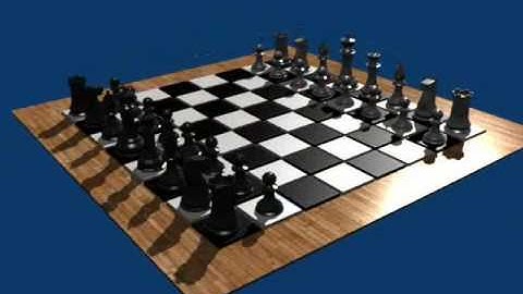 Chess Board in Blender