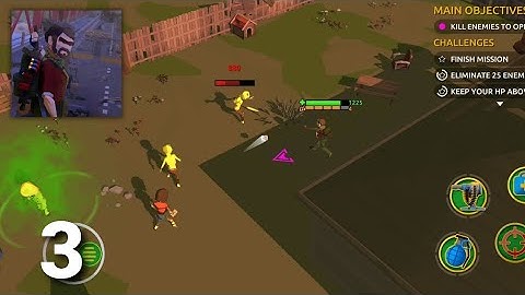 Zombie Blast Crew - Gameplay Walkthrough Part 3 Tutorial (ios Android)