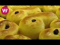 Zu Tisch in Schweden - Lussekatt, ein schwedisches Gebäck mit Safran