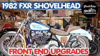 1982 FXR Shovelhead front end upgrades!