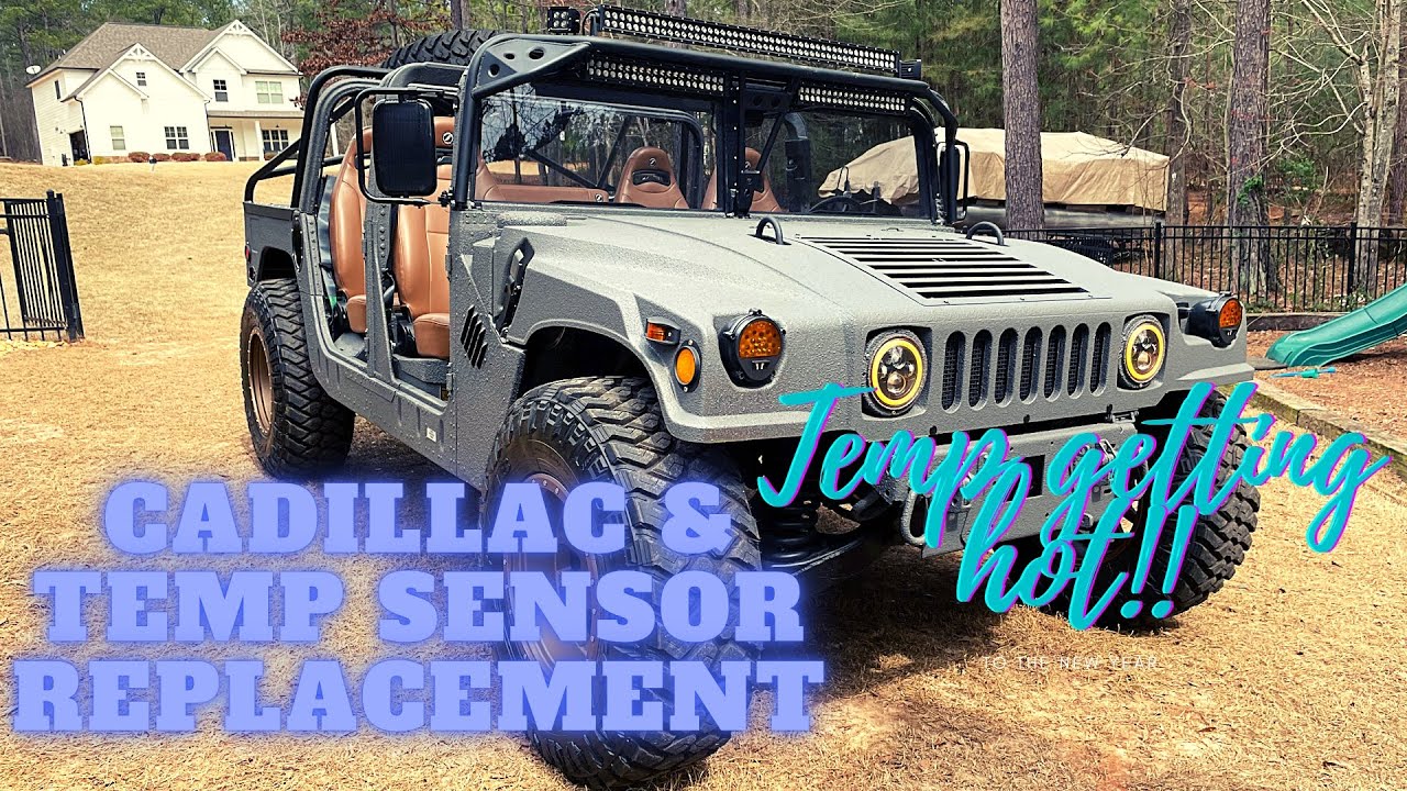 Замена клапана и датчика температуры Humvee Cadilac.