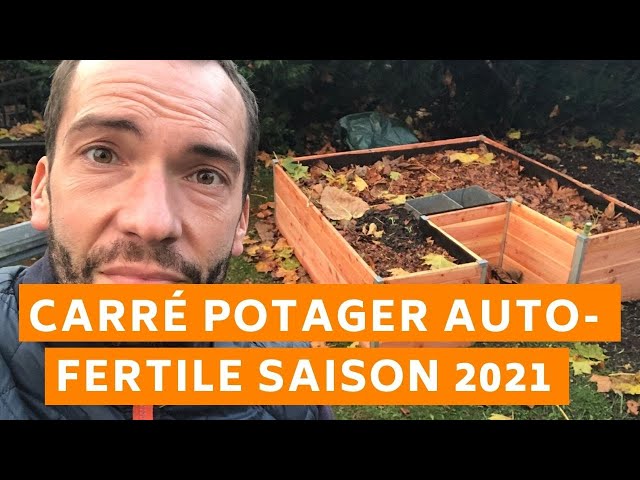Mon carré potager auto-fertile (saison 2021) Keyhole Garden - YouTube