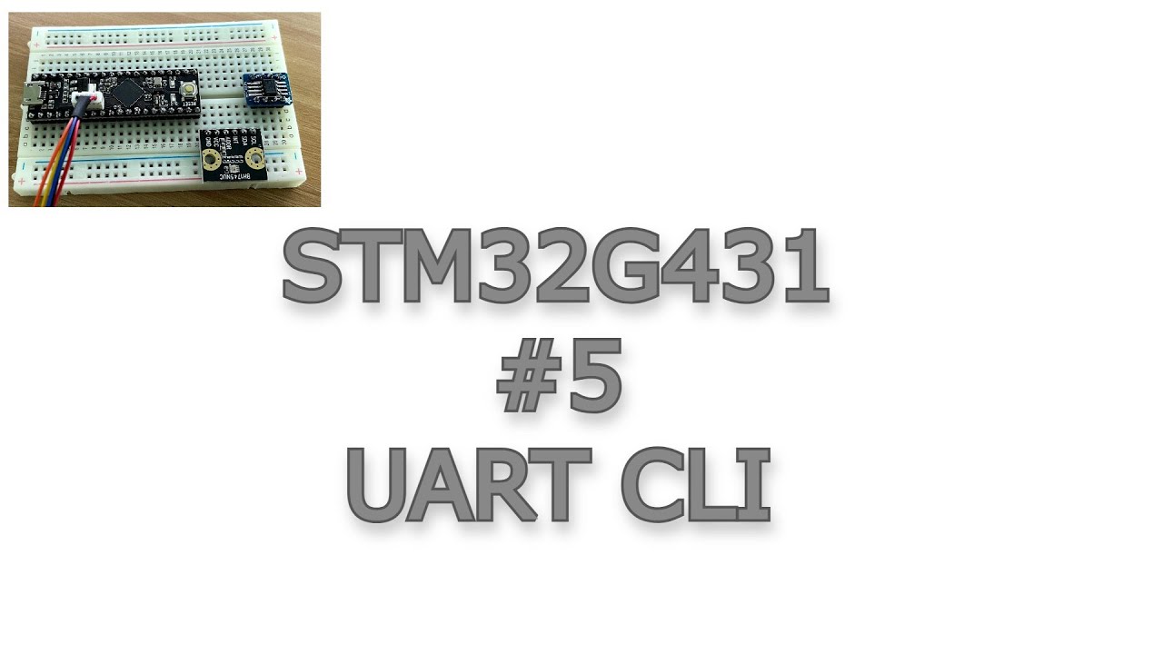 STM32G431 #5 - UART CLI - YouTube