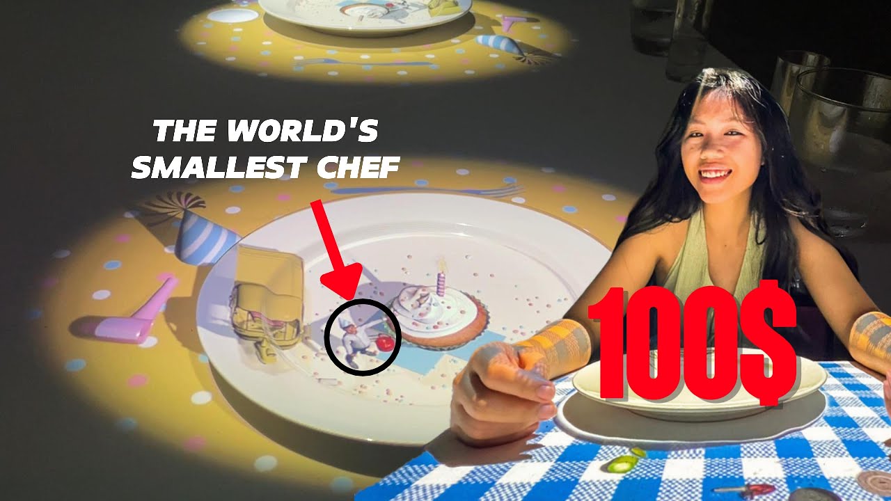 Dining with Le Petit Chef - the world's smallest chef (Danang, Vietnam)
