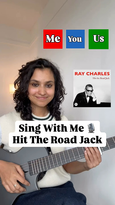 🎙️ Sing With Me | HIT THE ROAD JACK - Ray Charles Guitar Cover 🎸 #shorts