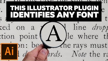 Identify Any font with an Image | Adobe Illustrator Tutorial