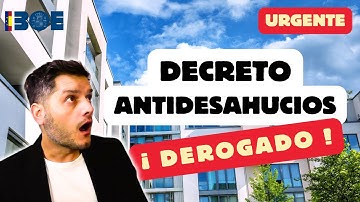 🔴 ¡Muy Urgente! Se Termina La Suspensión de Los Desahucios Para Inquilinos Vulnerables