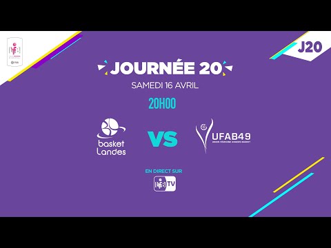 LIVE LFB | Basket Landes - Angers | J20