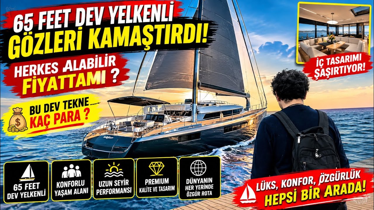 ⁣65 FEET DEV YELKENLİ GÖZLERi DOYURDU.