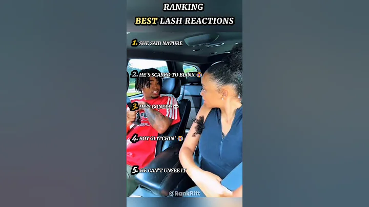 Ranking Best Boyfriend Reactions to Lash Pranks #shorts #ranking #prank #funny