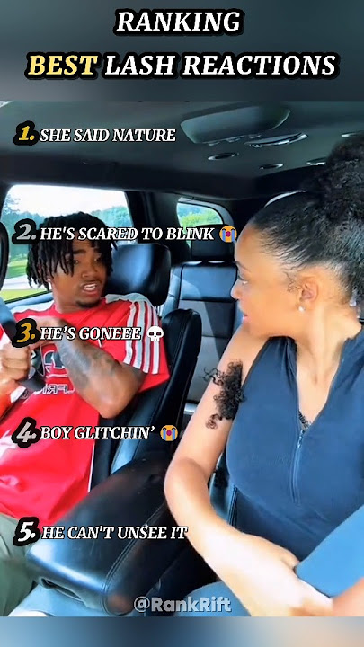 Ranking Best Boyfriend Reactions to Lash Pranks #shorts #ranking #prank #funny