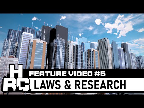 Highrise City - Feature Showcase #5: Laws & Research