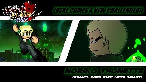 SSF2 Mods: Noriko Thonette (over Meta Knight)