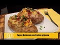 Papas Rellenas con Tocino y Queso / Papa al Horno